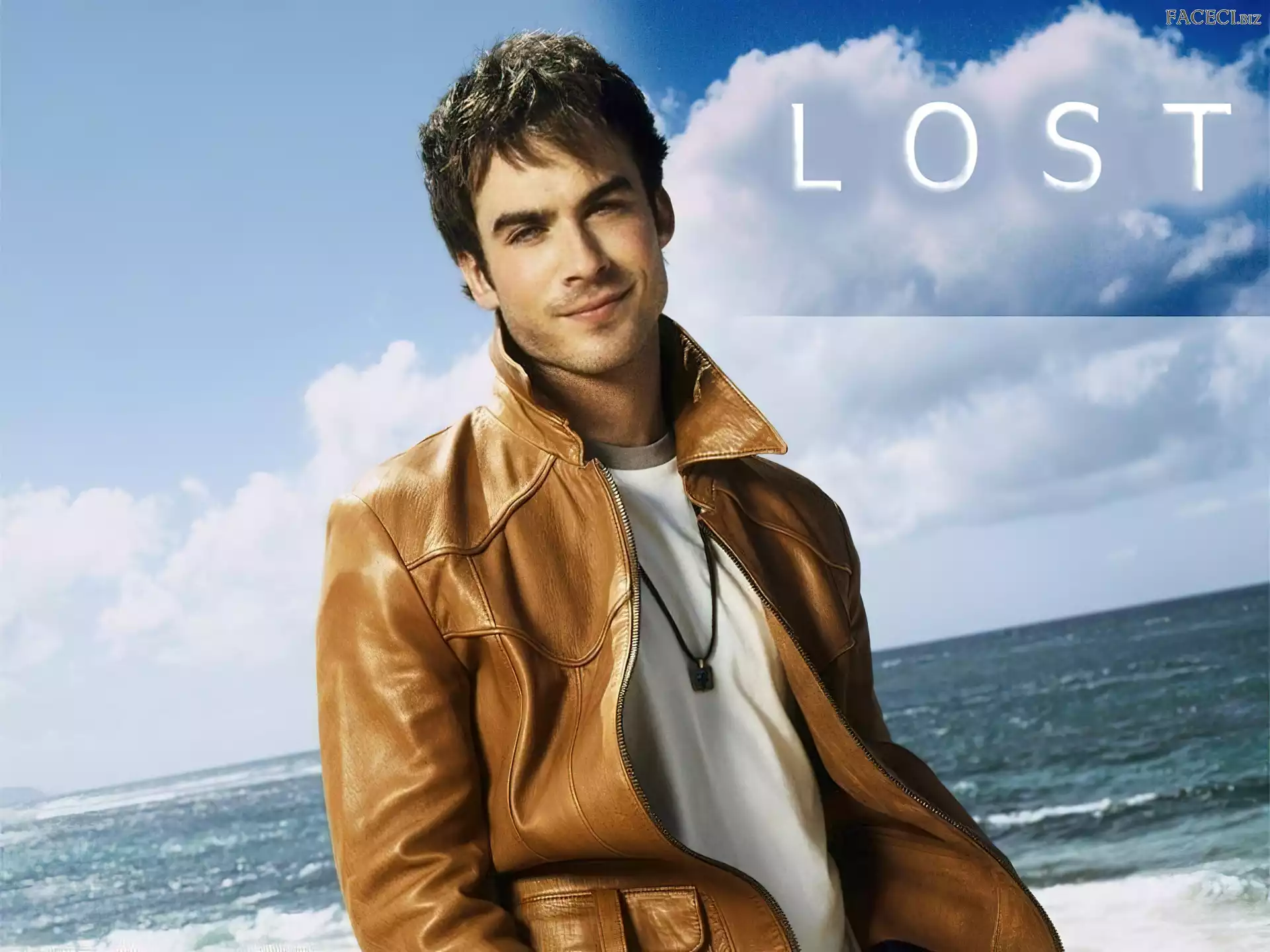 niebo, Zagubieni, Serial, Lost, Ian Somerhalder, kurtka