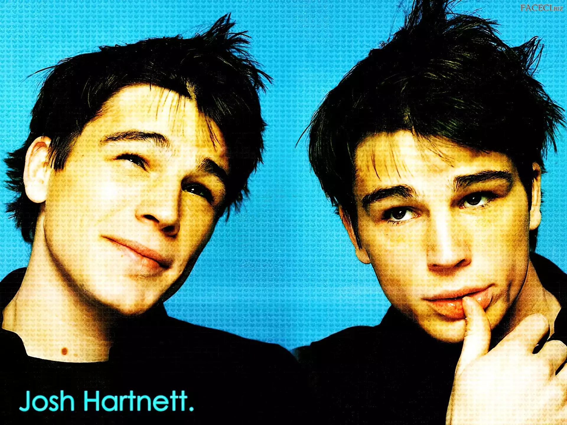 Josh Hartnett, ciemne oczy