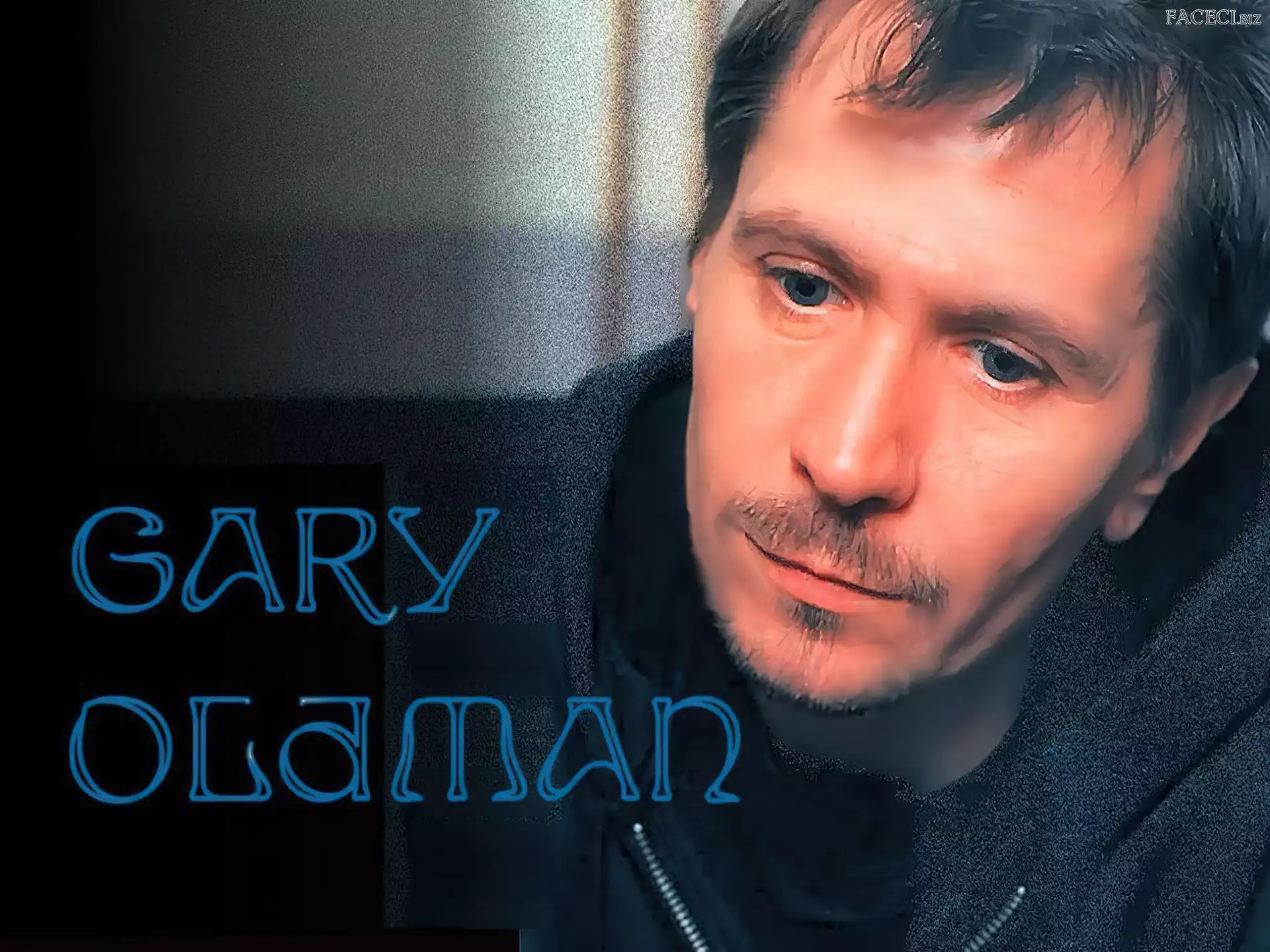 wÄ…sy, Gary Oldman, niebieskie oczy